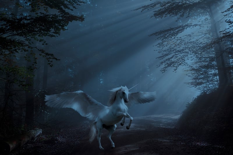 Unicorn Statues